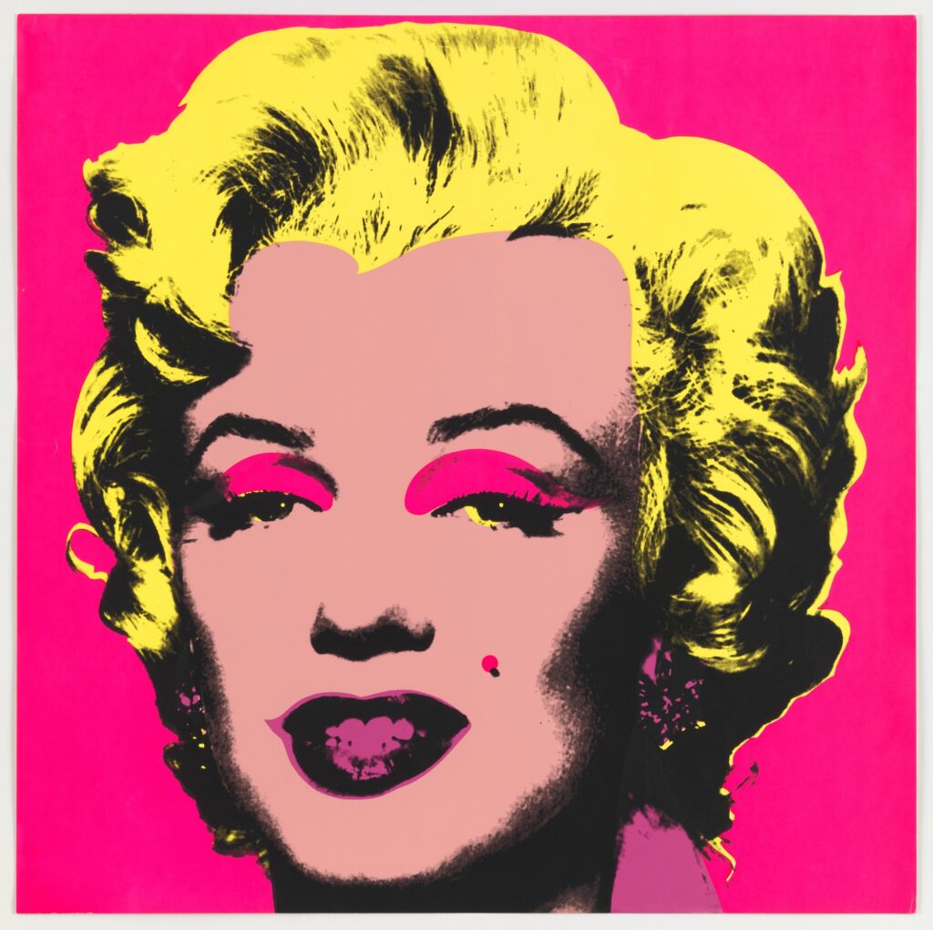 Untitled van Marylin Monroe gemaakt door Andy Warhol