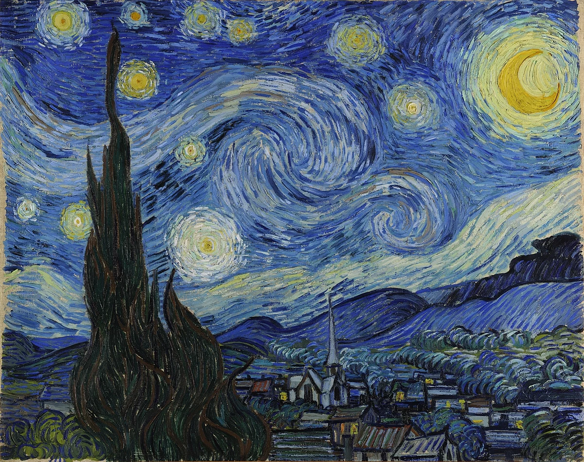 Starry Night van Vincent van Gogh