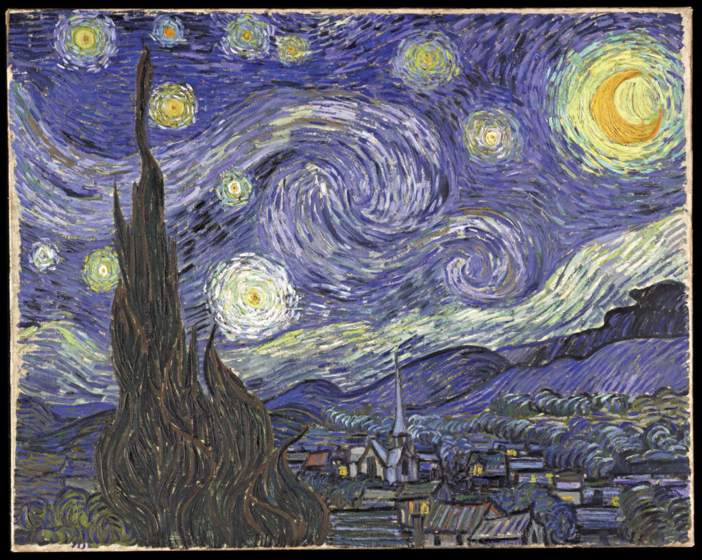 Starry Night van Vincent van Gogh